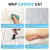 Art3d 11Pack Peel and Stick 3D Wallpaper Panels for Interior Wall Decor SelfAdhesive Foam Brick Wallpapers A060033373179