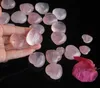 Articoli per feste Quarzo rosa naturale a forma di cuore Amore Mini cristallo Chakra curativo Decorazioni per la casa Gemme di pietra Gioielli fai da te SN2614