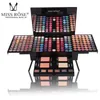 Miss Rose 180 kleuren net rode godin aanbevolen oogschaduw make-up box neon blozen oogschaduw palet