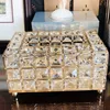 Tissue Boxes & Napkins Net Red Explosions Ins Wind Nordic Simple Home Living Room Coffee Table Desktop Paper Storage Crystal Box WF52814