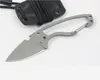 Faca de pescoço de engrenagem Faca lâmina fixa reta CPM S30V Blade 60HRC Resgate Tactical Pocket Pocket EDC Tool Knives A1038