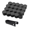 Car Wheel Nuts Covers Caps 20 pcs 19mm Auto Hub Screw Protector Bolt Head Cover Cap Plastic Tire Bolts Styling