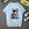 Koszulka Unix Banana Fish Hot Anime Fashion Casual Hip Hop O-Neck Y0809