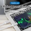 USB-CからUSB-CデータケーブルPD 100W 5A Fast ChargerダブルタイプC USBケーブル男性から男性への男性への男性のための男性のための男性へ