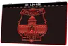 LD6156 Jefferson City Missouri Police 3D Gravure LED Light Sign Vente en gros au détail
