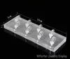 Customized Acrylic Ring Display Stand Ring Clip Holder Ring Organizer Clips Jewellery Tray Jewelry Display Case