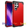 For Samsung Galaxy S22 S22Ultra S22Plus Cases 3 In 1 Heavy Duty Shockproof Hybrid Hard PC+Silicone Rubber Protective Cover