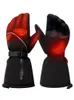 Gants de cyclisme d'hiver, chauffage électrique Rechargeable, réglage de la température à 3 niveaux, gants de ski chauds, chauffe-mains respirant