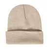 Gebreide mutsen Snoep Kleur Effen Muts Klassieke Acryl Schedel Caps Dames Haak Hoed Liefhebbers Winter Oorbemach Girls Fashion Ski Cap Accessoires 18 Kleuren B7824