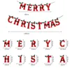 Articoli per feste per eventi Set di palloncini a tema pupazzo di neve natalizio con lettere rosse e decorazioni a bandiera 20 21