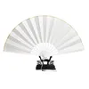 Wall Mount Cloth Decorative Fan Oversized Classical Blank Xuan Paper Decoration Large Living Room Furnishings Other Home Decor