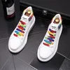 Mode Nya ankomst Men White Air Cushion Platform Flat Boots Designer Hip-Hop Punk Loafers Sneakers Zapatos Hombre