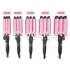 20mm-32mm Turmaline Ceramiczny Trójwarstwowy Barrel Curling Iron 180/220 Stopni Fryzjer Sklep Głębokie Wave Hair Styling Tool 41d 220211