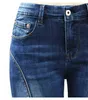 2397 Youaxon Classic Fem fickor beskurna jeans Kvinnors stretchiga Skinny Denim Pants Byxor Penna för kvinnor 211129