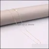 Zincir Kolye kolyeler Jewelrychains Saf 18K MTI tonlu altın zincir Şanslı 1.2mm Dudak Bağlantı Kolye 18inch / 1g Damgalı AU750 Kadın GIF