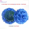 3pcs Wedding Flowers Full Balls Table Centerpiece Decor Artificial Silk Rose Pomander Floral Arrangement Florie 210624