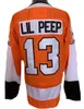 Mens Orange 94 Ryan Ellis Lil #13 Hayes Peep Hockey Jerseys 9 Provorov 23 Lindblom 28 Giroux 11 Konecny 14 Couturier 79 Hart Home Stitched Shirts S-XXXL