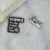 Pins, Brooches 2021 Creative Positive Energy Equation Badge Pin Science It's Like Magic But Real Enamel Lepal For Friends Gift Jewelry