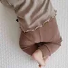 Milancel jesień spodnie dla niemowląt wafle dziewczyny harem spodnie chłopcy niedźwiedź spodnie maluch odzież 211028
