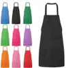 new Customized your LOGO children Aprons Barista Bartender Chef BBQ Hairdressing Cooking Apron Catering Uniform Anti-Dirty Overalls EWD7791