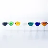 Smoking Pipe Glass Bong Bowl Mushroom Style 10mm 14mm 19mm Male Female Colorful Dab Rig Bubbler Pipes Glass Bowls Smoking Accessories