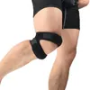 肘膝パッド1PCS調整可能な膝蓋腱サポートバスケットボールフィットネススポーツのためのストラップバンドブレース
