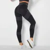 Leggings sans couture taille haute pour femmes entraînement gym legging push up super extensible fitness pantalon de jogging 211108