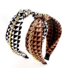 Jul Vintage Metal Chain Print Bezel Hairband Kvinnor Turban Headband Girls Hoop Clip Hår Tillbehör Opaska Gör Wlosow