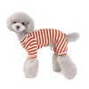 Pigiama per animali domestici Forniture per cani Abbigliamento per cani Abbigliamento Regali di Natale Cotone Cartone animato Primavera Estate Abbigliamento Cappotto per cuccioli all'ingrosso Abiti Camicia Abbigliamento FaDu Teddy S-XXL