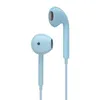 Écouteurs filaires Casque jetable Écouteurs colorés avec microphone pour samsung android téléphone ordinateur mp3