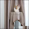 Gardin Drapes Hem Deco EL Supplies Garden Cucürtain: 1.6meter Bredd, 3 meter höjd, 2 stycken Tenda: Larghezza 1,6 Metri, Altezza Pezzi