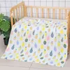 6 Layers Bamboo Cotton Infant Kids Swaddle Wrap Blanket Sleeping Warm Quilt Bed Cover Muslin Baby Stuff 211105