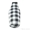 Néoprène Chèque De Noël Bouteille Refroidisseur En Gros Blancs Buffalo Plaid Bouteille Wrap Bière Couvre Cadeau De Mariage LX01133