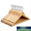 5Pcs Non-Slip Wooden Hangers For Adult Suit Garments Clothes Jeans Pants Coat Dress Drying Racks Holder Home Storage