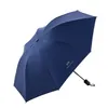 Automatisk vikningsparaply Mini vindtät Anti-UV-skydd 3 Portable Travel Rain Female Paraplyer
