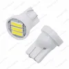 100 unids/lote blanco T10 7020 3SMD LED cuña bombilla de coche Auto liquidación lámparas cúpula puerta lectura bombillas matrícula luces 12V