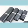 Mail Packing Office School Business Industrial Plastic 1730cm Black Mailer Post Envelope Pouches Poly Selfadhesive Express Courier Bag