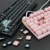 Motospeed K82 Mechanical USB Wired RGB LED Backlight 87 Touches Rouge Commutateur PUBG Jeux Pink Keyboard FPS Gamer