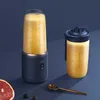 Portable Électrique Juicer Citron Orange Fruit Squeezer Blender Sans Fil USB Mixer Machine Smoothie 400 ml Pour Voyage 210628