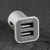 Gute Qualität USAMS 3.1A Dual USB-Auto 2-Port-Ladegerät 5V 3100mAh Doppelstecker Autos Ladegeräte Adapter für Smartphones