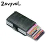 Wallet Mulheres e Homens Leather Zovyvol 2020 Função PU Cart Cap Case Titular Visitando Caixas Dobras