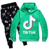 2-16y Lovelty Note Kläder Ställ Barnkläder Toddler Boys Tonåringar Tjejer Hoodies Byxor 2st sätter sportdrag