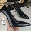 Diseñador- Clásicos Zapatos de mujer tacones Sandalias moda Playa Vestido de fondo grueso Zapato Alfabeto dama Sandalia Cuero Tacón alto