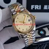 Wysokiej jakości wielokolorowe zegarek męskie 40 mm dzienne markery diamentowe ze stali nierdzewnej automatyczne mechaniczne wodoodporne szafirowe zegarki Sapphire AR468