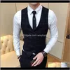 Ytterkläder Coats Kläder Kläder Drop Leverans 2021 Plaid Suit Mens Business Casual Vest Waistcoat Men Slim Fit Fashion Vests 4XL - S ZR4YX