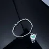 Designer de luxo Novas contas de moda comprimento pulseira em forma de coração 16.17.18.19 cm