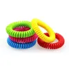 Braccialetto repellente per zanzare Braccialetto antiparassitario Braccialetto elastico Spirale Mano Cinturino da polso Telefono Anello Catena Braccialetti anti-zanzara SN2702