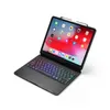 360 Rotation Tastaturkoffer Wireless Bluetooth 7 Farben LED Backbeleuchtung Touchpad Flip Ständer mit Bleistifthalter für iPad Pro242U7834189