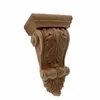 RUZEF Natural Oak Wood Carved Applique Furniture Vintage Home Decor Decoration Maison Accessories Modern Feng Shui 210811