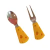 NEWUseful Cheese Tools Handle Knife Fork Shovel Kit Graters For Cutting Baking Board Sets Butter Pizza Slicer Cutter EWA5679